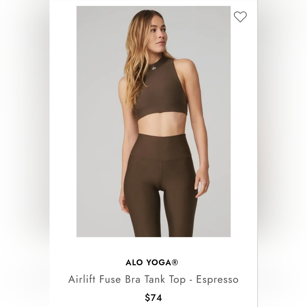 Alo Yoga Airlift Fuse Bra Size Small